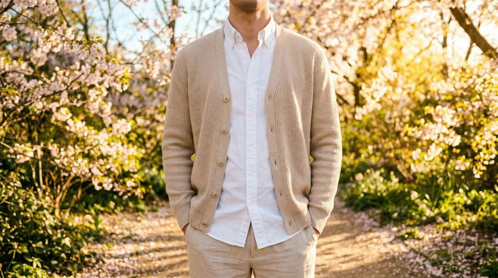 남성 봄 가디건 코디, 상황별 스타일링 팁 히어로 배너