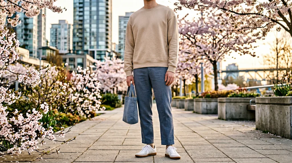 남성 봄 맨투맨 코디, 상황별 스타일링 팁 히어로 배너